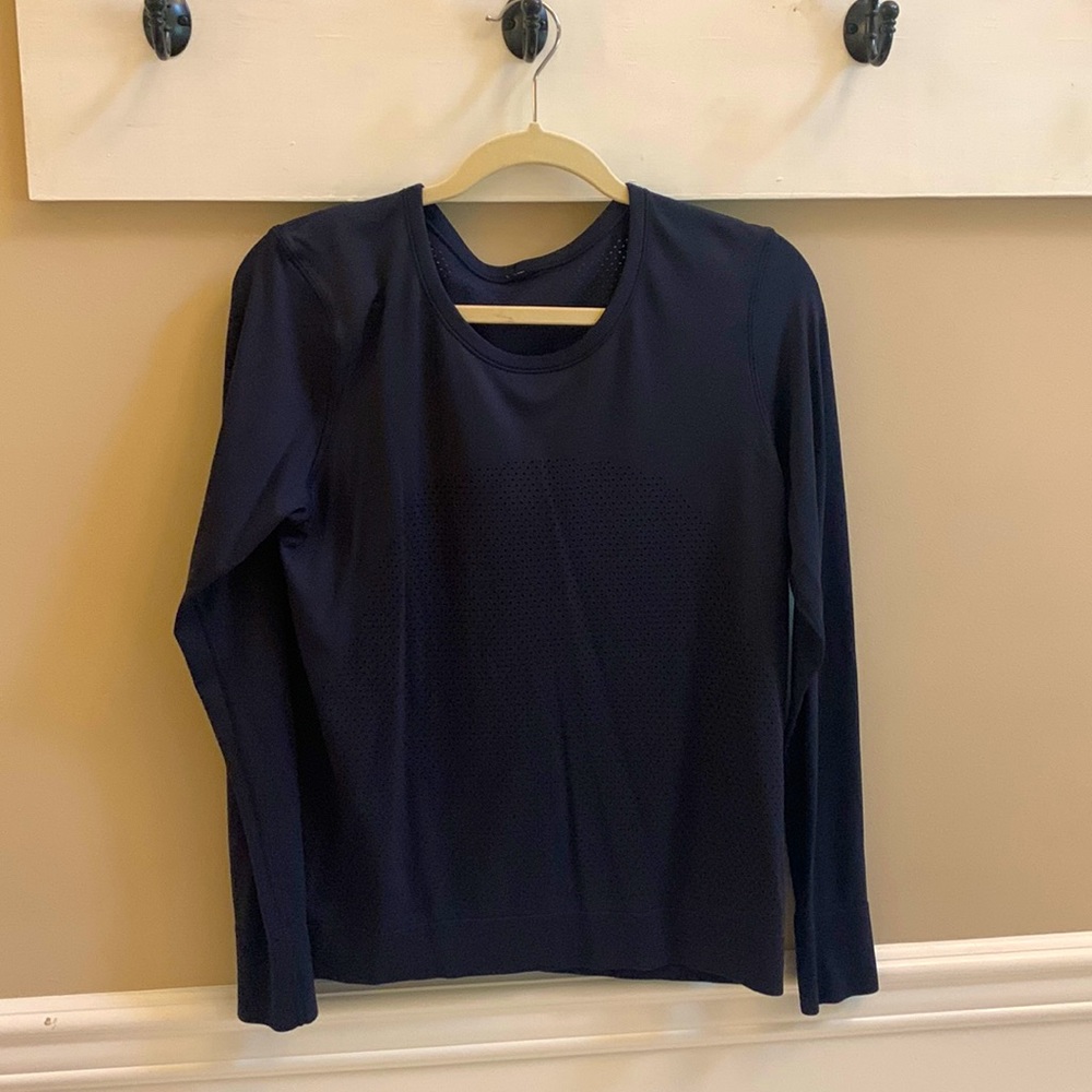 Lululemon Breeze By Long Sleeve True Navy